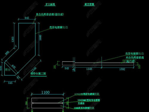 全套精品服装展厅cad施工图效果图设计平面图下载