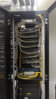 弱电工程机柜理线施工图片展示